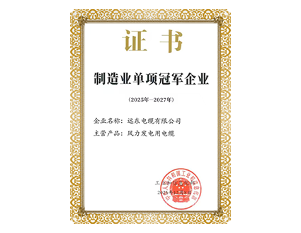 製造業單項冠軍